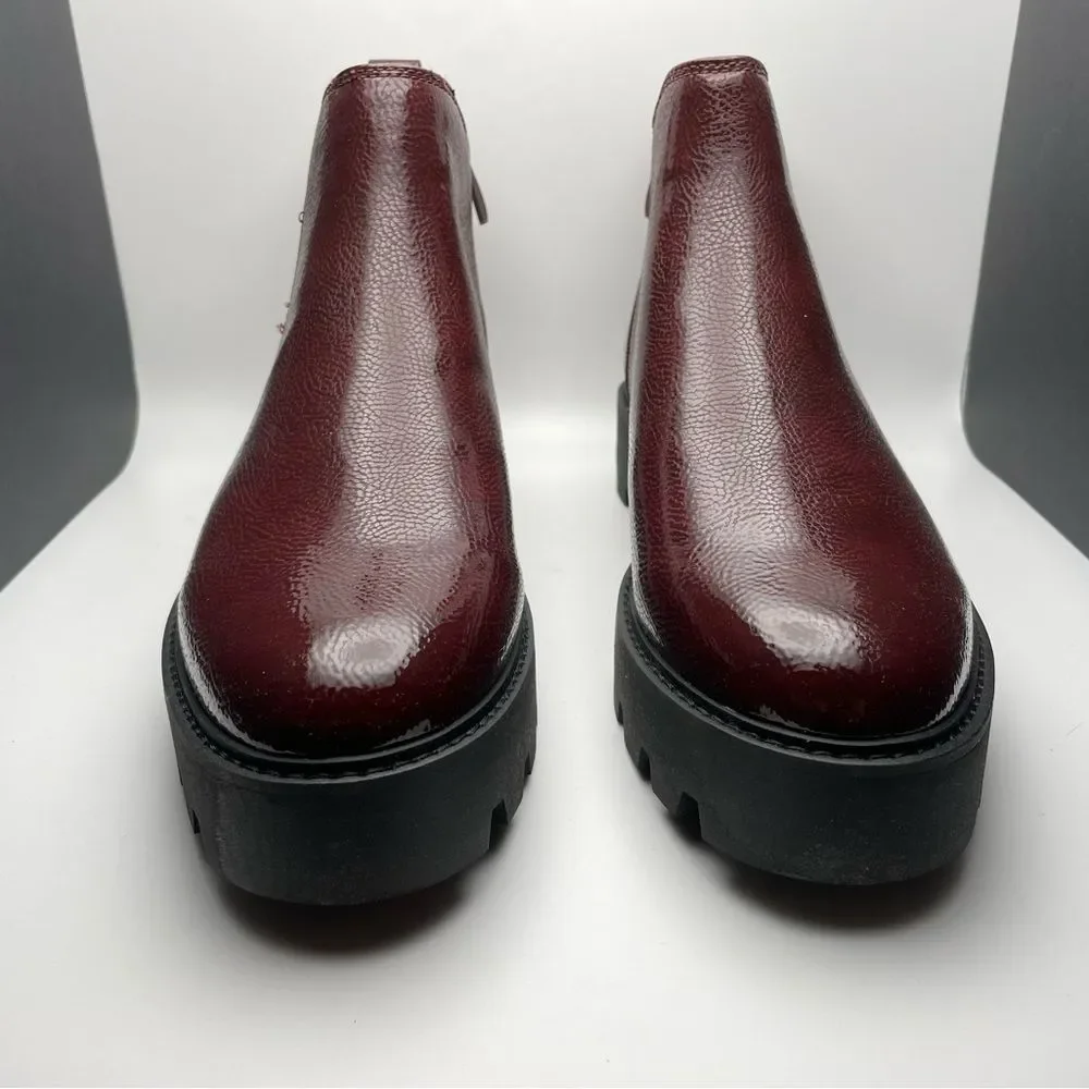 VGUC - Franco Sarto Women's Balinbooty Ankle Boot, Sz 11, Burgundy - Picture 2 of 9